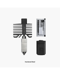 Hotend with Nozzle-0.4mm Hardened Steel - Compatible with P1P, P1S, X1C