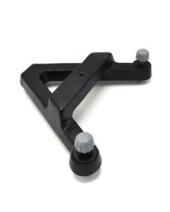 A-Frame Retort Base - 10"x10" Base -  Heavy Duty Cast Iron, Black - Eisco Labs