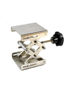 Eisco Labs Stainless Steel Lab Jack - 3"x2.8" Surface - 6" max height - Dynamic Load - 2kg Static Strength - 15kg