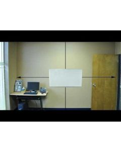 36"W x 24"H Wall-Mounted Magnetic Whiteboard