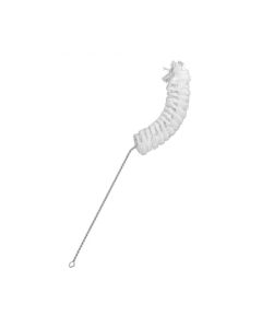 Curved, Flask Cleaning Brush, 15" - Twisted Stainless Steel Wire Handle - Ideal for Labware, Glassware, Beakers, Bottles, Jars, Cups, Vases up to 6.25" Diameter - Eisco Labs