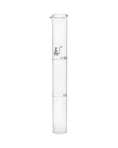 Nessler Cylinder, 50ml - Class A - Borosilicate Glass - Blue, Ceramic Graduations - for Colorimetric Analysis -  Eisco Labs