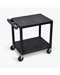 26"H AV Cart - Two Shelves, Electric
