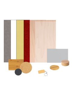 FLUX 21 Pcs Large Format Laser Engraving Premium Material Kits