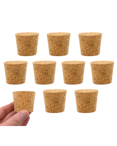 Cork Stopper - Bark, size no. 22, bottom 38mm, top 45mm, length 38mm, pk of 10