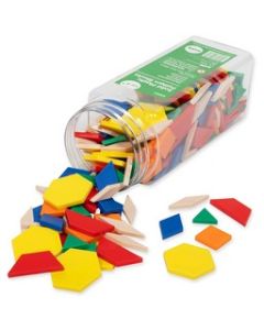Edxeducation Plastic Pattern Blocks - Set of 250